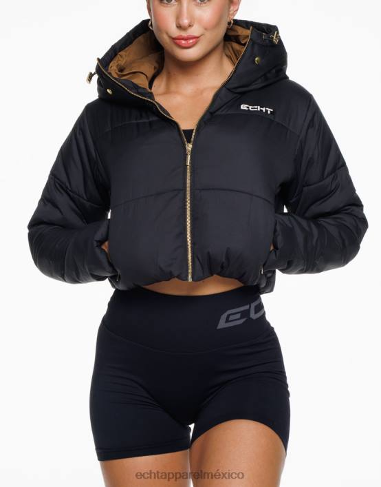 chaqueta corta essentia mujer negro ECHT ropa 884H27