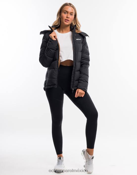 chaqueta de plumas esencial para mujer mujer negro ECHT ropa 884H112