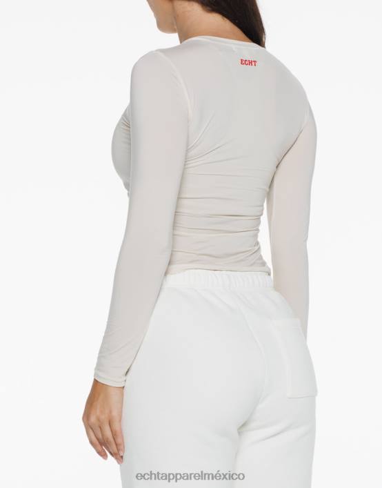 fresa manga larga mujer avena ECHT ropa 884H163