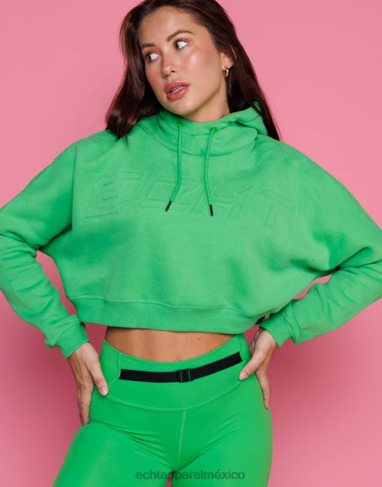 hacer cumplir sudadera con capucha mujer verde ECHT ropa 884H289