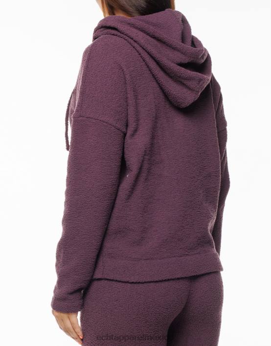 sudadera con capucha jogo mujer ciruela ECHT ropa 884H320