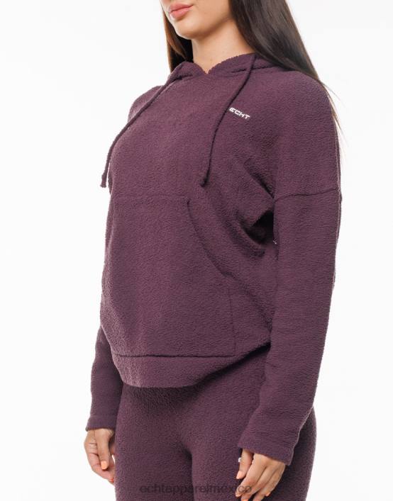 sudadera con capucha jogo mujer ciruela ECHT ropa 884H320