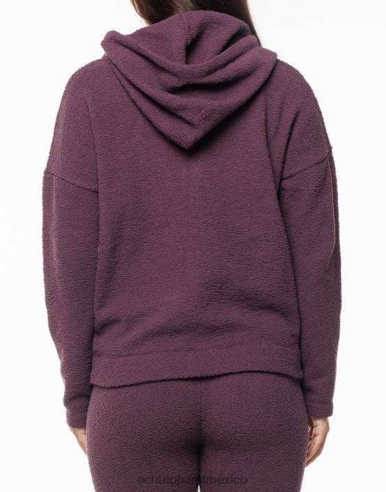 sudadera con capucha jogo mujer ciruela ECHT ropa 884H320