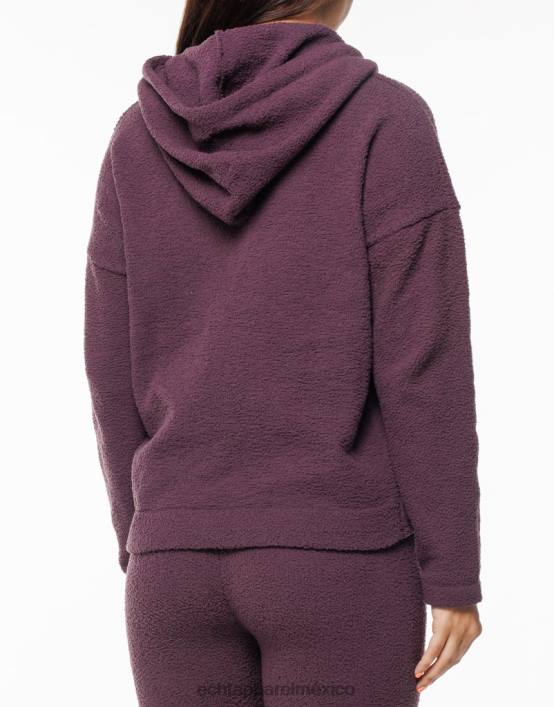 sudadera con capucha jogo mujer ciruela ECHT ropa 884H320