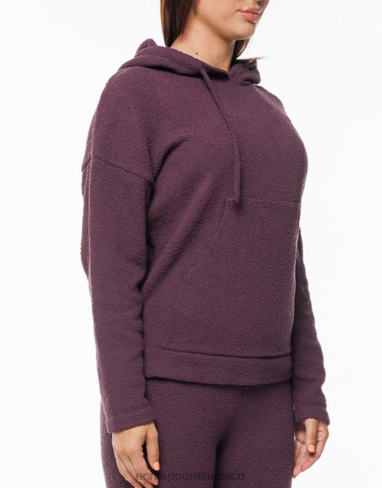 sudadera con capucha jogo mujer ciruela ECHT ropa 884H320