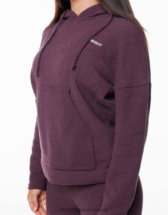 sudadera con capucha jogo mujer ciruela ECHT ropa 884H320