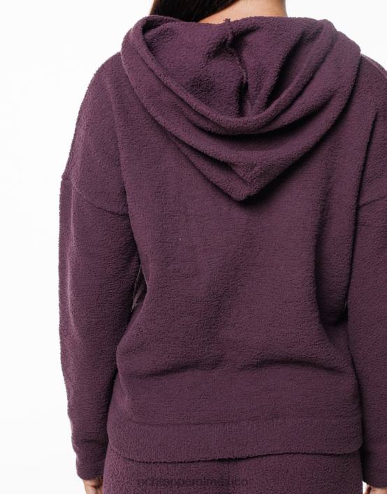 sudadera con capucha jogo mujer ciruela ECHT ropa 884H320