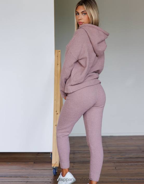 sudadera con capucha jogo mujer marrón topo ECHT ropa 884H318