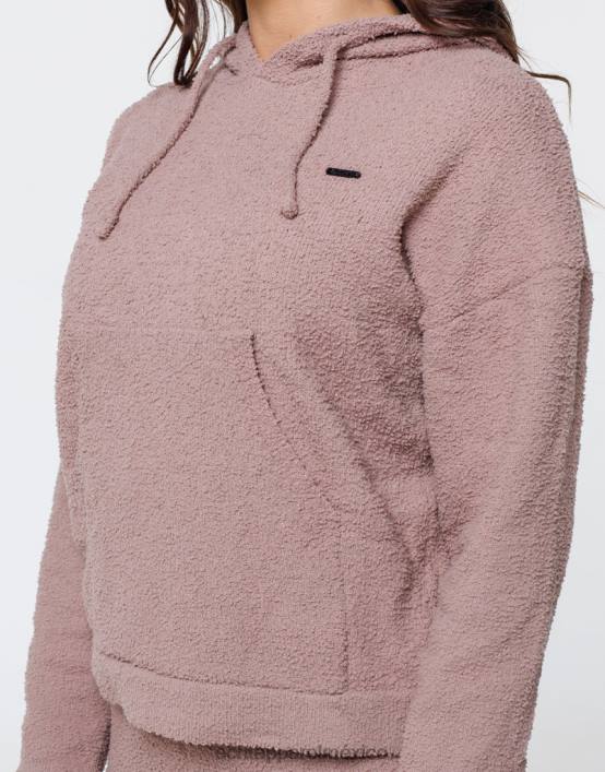 sudadera con capucha jogo mujer marrón topo ECHT ropa 884H318