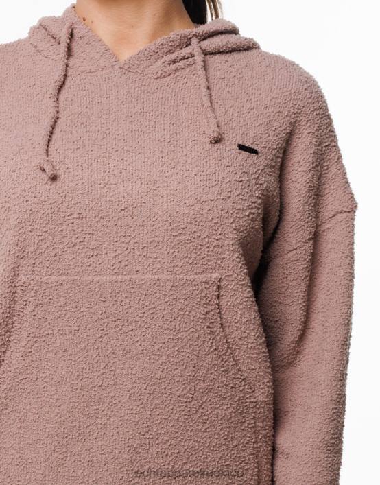 sudadera con capucha jogo mujer marrón topo ECHT ropa 884H318