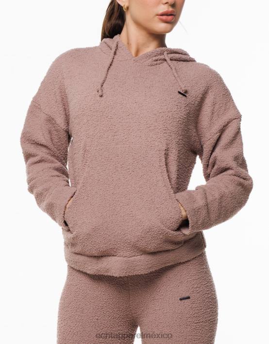sudadera con capucha jogo mujer marrón topo ECHT ropa 884H318