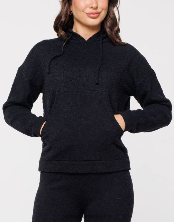 sudadera con capucha jogo mujer negro ECHT ropa 884H202