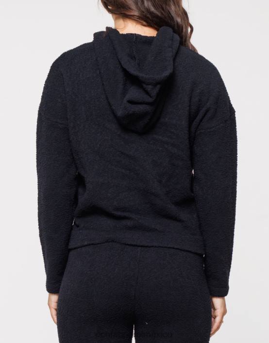 sudadera con capucha jogo mujer negro ECHT ropa 884H202