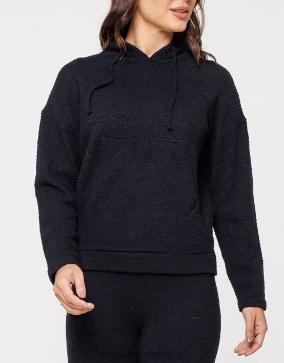 sudadera con capucha jogo mujer negro ECHT ropa 884H202
