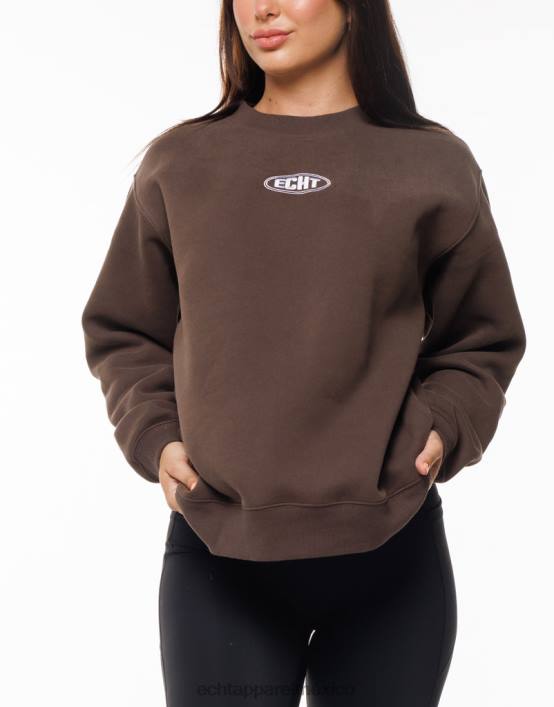 suéter clásico mujer chocolate ECHT ropa 884H197