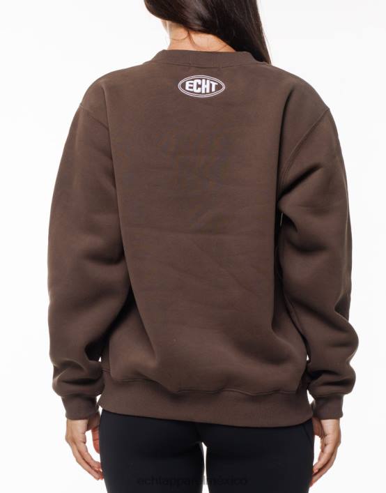 suéter clásico mujer chocolate ECHT ropa 884H197