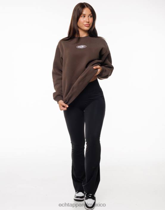 suéter clásico mujer chocolate ECHT ropa 884H197