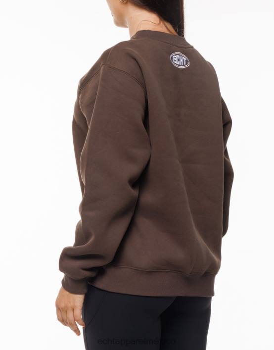 suéter clásico mujer chocolate ECHT ropa 884H197
