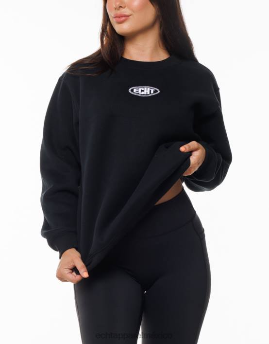 suéter clásico mujer negro ECHT ropa 884H196