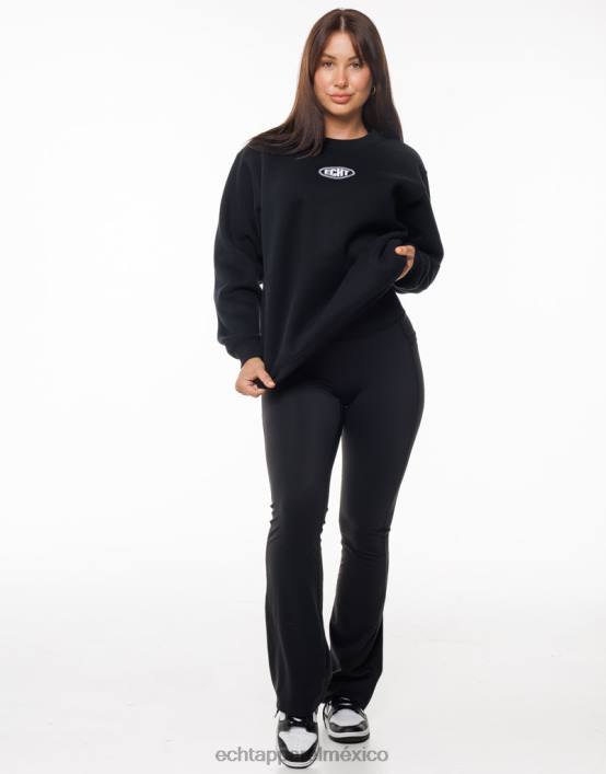 suéter clásico mujer negro ECHT ropa 884H196