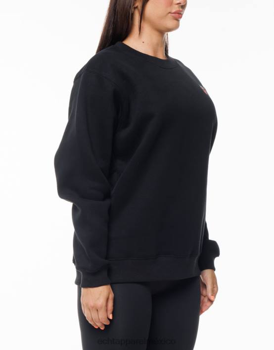 suéter de fresa mujer negro ECHT ropa 884H183