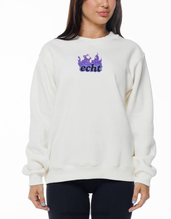suéter de fuego mujer blanco ECHT ropa 884H191