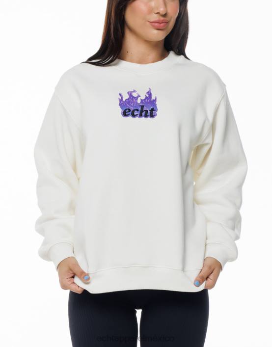 suéter de fuego mujer blanco ECHT ropa 884H191
