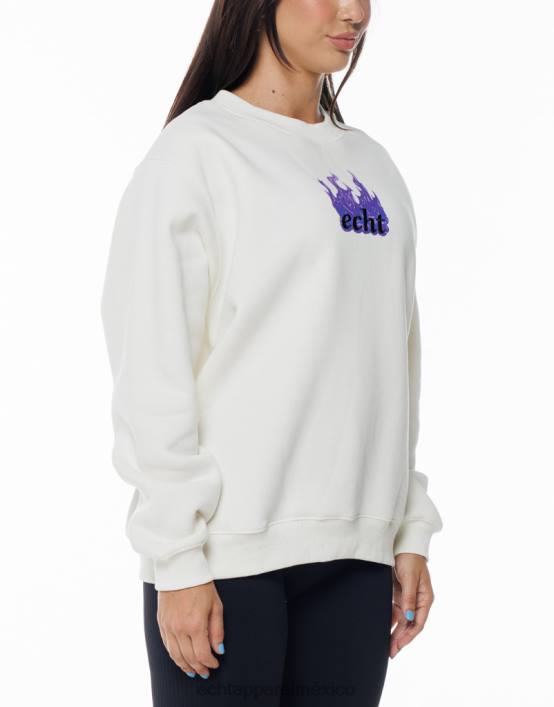 suéter de fuego mujer blanco ECHT ropa 884H191