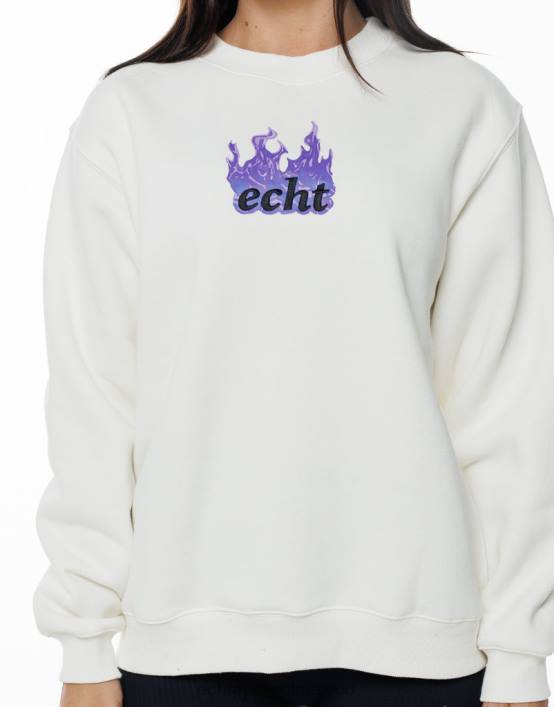 suéter de fuego mujer blanco ECHT ropa 884H191