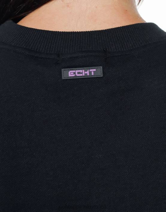 suéter de fuego mujer negro ECHT ropa 884H199
