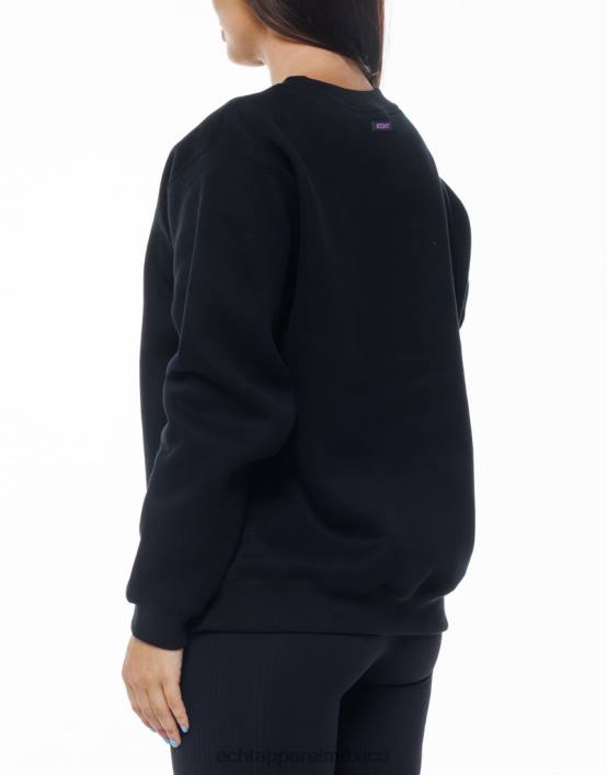 suéter de fuego mujer negro ECHT ropa 884H199