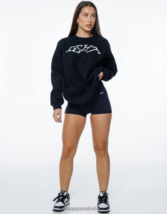 suéter terror mujer negro ECHT ropa 884H226