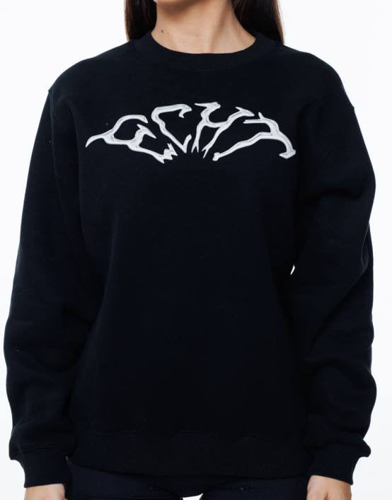 suéter terror mujer negro ECHT ropa 884H226