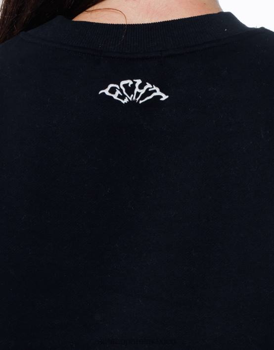 suéter terror mujer negro ECHT ropa 884H226