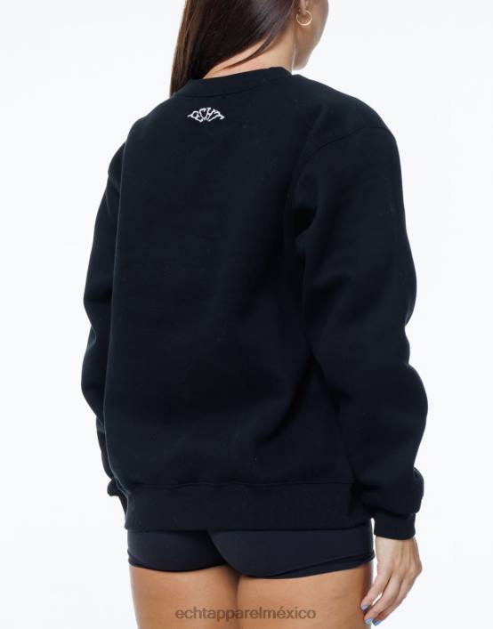 suéter terror mujer negro ECHT ropa 884H226