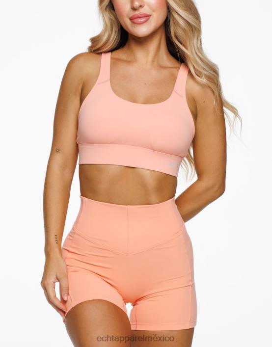 sujetador deportivo esencia mujer durazno ECHT ropa 884H234