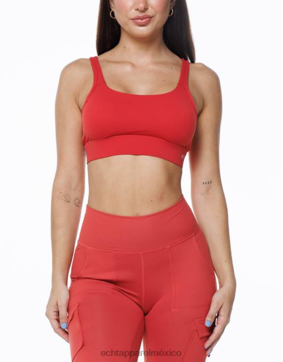 sujetador deportivo esencia mujer rojo ECHT ropa 884H389