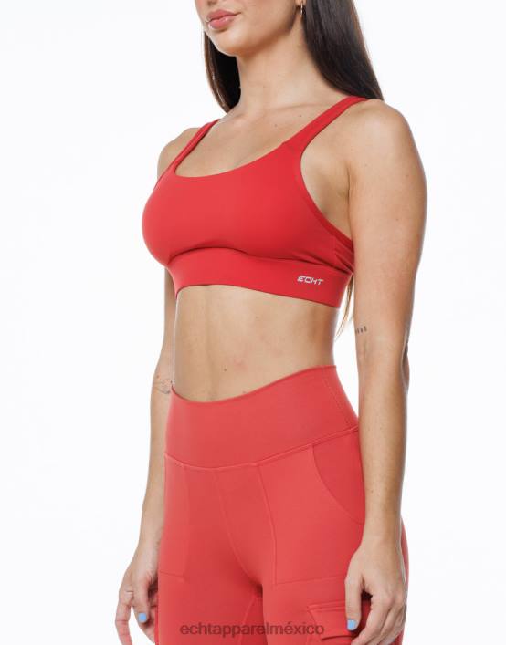 sujetador deportivo esencia mujer rojo ECHT ropa 884H389