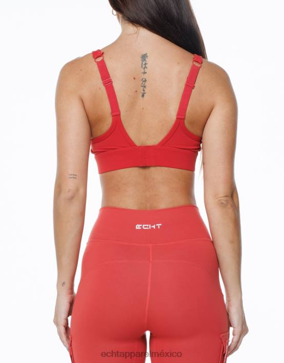 sujetador deportivo esencia mujer rojo ECHT ropa 884H389