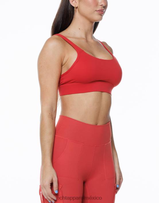 sujetador deportivo esencia mujer rojo ECHT ropa 884H389