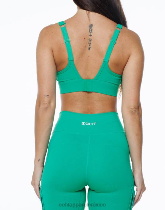 sujetador deportivo esencia mujer verde esmeralda ECHT ropa 884H388