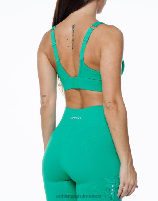sujetador deportivo esencia mujer verde esmeralda ECHT ropa 884H388