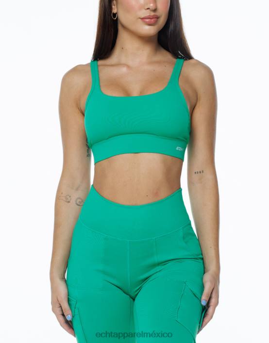 sujetador deportivo esencia mujer verde esmeralda ECHT ropa 884H388