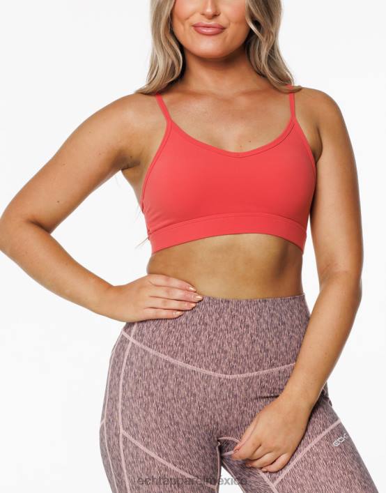 sujetador deportivo fortaleza mujer rojo ECHT ropa 884H426