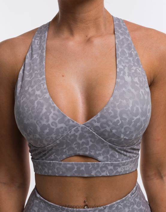 sujetador deportivo salvaje mujer gris ECHT ropa 884H524