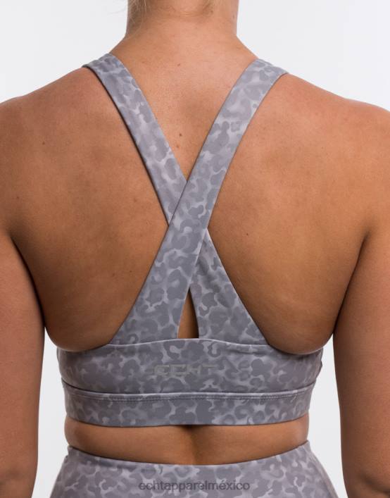 sujetador deportivo salvaje mujer gris ECHT ropa 884H524