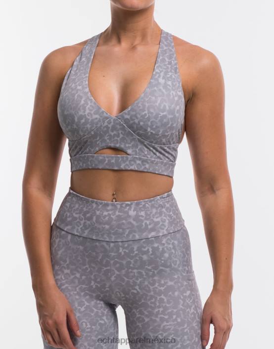 sujetador deportivo salvaje mujer gris ECHT ropa 884H524