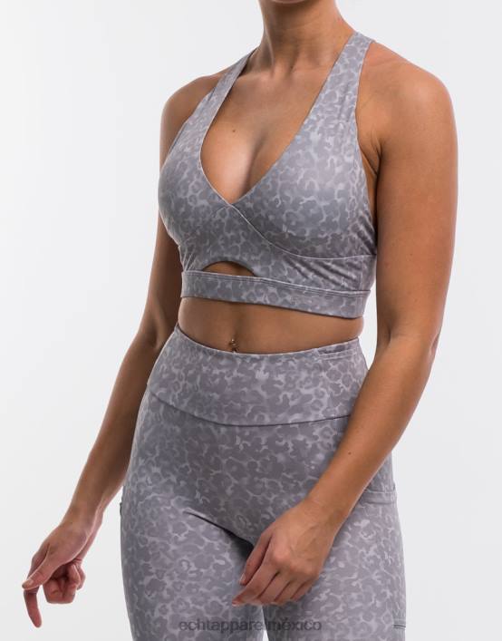 sujetador deportivo salvaje mujer gris ECHT ropa 884H524
