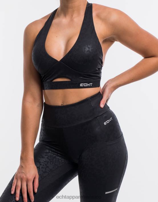 sujetador deportivo salvaje mujer negro ECHT ropa 884H510