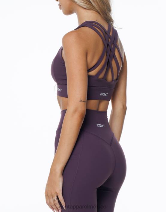 sujetador deportivo solución mujer ciruela ECHT ropa 884H267
